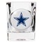 Dallas Cowboys Square Shot Glass Nfl Collectible Blue 2 Oz Game Day Drinkware